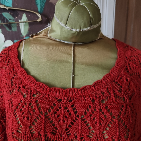 JEANNE PIERRE 100% Cotton Knit Pullover Sweater Size Medium - Picture 2 of 10